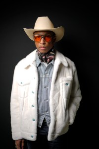 Pharrell Williams at Dior Men’s Fall 2024 as part of Paris Men's Fashion Week held at École Militaire on January 19, 2024 in Paris, France.