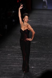 Misty Copeland on the catwalk at Red for Women