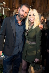Fausto Puglisi and Donatella Versace