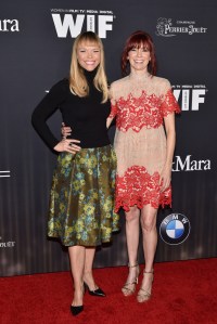 Lauren Bowles, Carrie Preston 2016 Women in Film Pre-Oscars Party