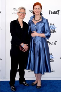 Chris Roulston, Emma Donoghue 2016 Independent Spirit Awards Red Carpet