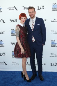 Alexis Mixter and Jason Segel 2016 Independent Spirit Awards Red Carpet