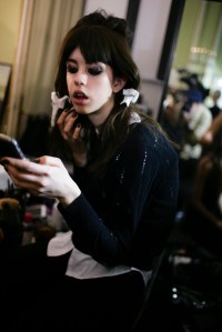 Backstage at Roberto Cavalli Fall 2016