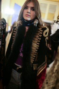 Backstage at Roberto Cavalli Fall 2016