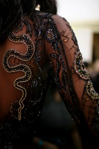 Backstage at Roberto Cavalli Fall 2016