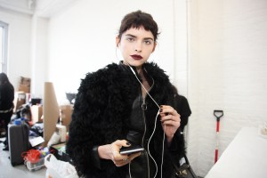 Backstage at Rodarte RTW Fall 2016