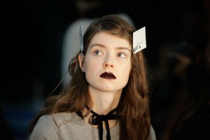 Backstage at Rodarte RTW Fall 2016