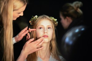 Backstage at Rodarte RTW Fall 2016