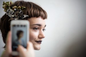 Backstage at Rodarte RTW Fall 2016