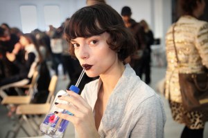 Backstage at Rodarte RTW Fall 2016