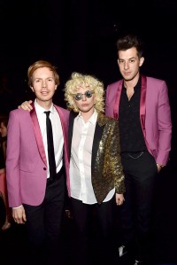 Beck, Lady Gaga and Mark Ronson at Saint Laurent Fall 2016