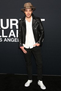 Dominic Sherwood at Saint Laurent Fall 2016