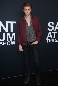 Lucky Blue Smith at Saint Laurent Fall 2016