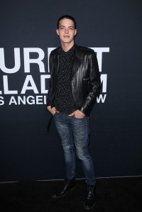 Israel Broussard at Saint Laurent Fall 2016