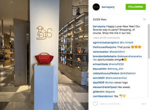@barneysny Celebrates Chinese New Year on Instagram