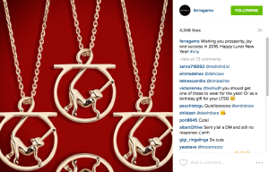 @ferragamo Celebrates Chinese New Year on Instagram