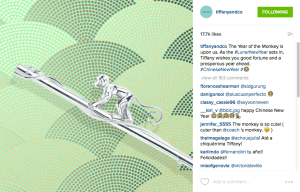 @tiffancyandco Celebrates Chinese New Year on Instagram