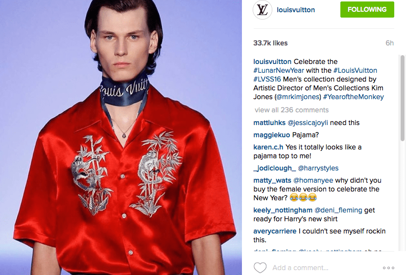 @louisvuitton Celebrates Chinese New Year on Instagram