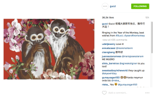 @gucci Celebrates Chinese New Year on Instagram