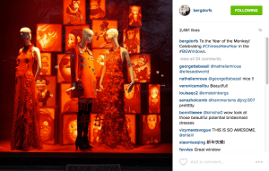 @bergdorgs Celebrates Chinese New Year on Instagram.