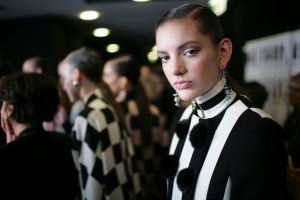 Backstage at Salvatore Ferragamo Fall 2016