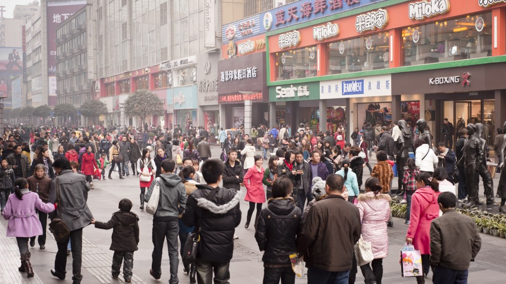 Consumers in rural china.