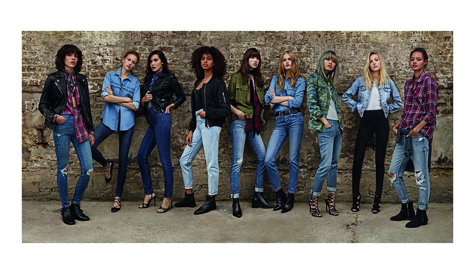 A visual from Topshop's Denim Campaign