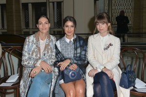 Adriana Abascal, Camila Coelho and Jenny Bernheim at Tory Burch show, Front Row, Fall Winter 2016, New York Fashion Week, America - 16 Feb 2016