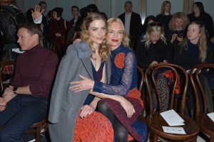 Jaime King and Kate Bosworth at Tory Burch show, Front Row, Fall Winter 2016, New York Fashion Week, America - 16 Feb 2016