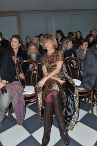 Anna Wintour at Tory Burch show, Front Row, Fall Winter 2016, New York Fashion Week, America - 16 Feb 2016