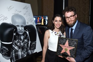 Seth Rogen and Lauren Miller