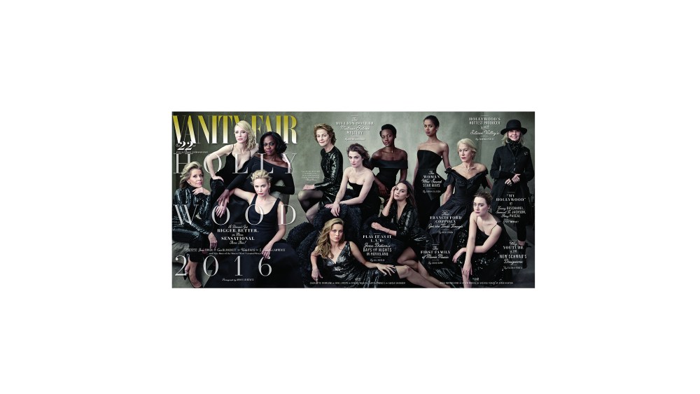 Vanity Fair's 2016 Hollywood Issue cover, shot by Annie Leibovitz