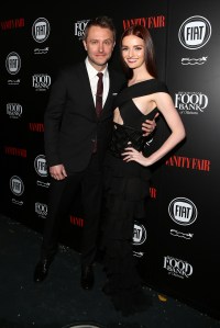 Chris Hardwick and Lydia Hearst-Shaw at Vanity Fair and Fiat celebrate 'Young Hollywood', Arrivals, Los Angeles, America - 23 Feb 2016