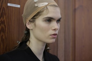 Backstage at Yiqing Yin Couture Spring 2016