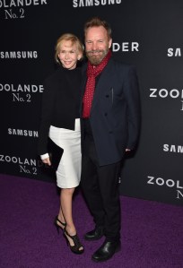 Trudie Styler and Sting at 'Zoolander No.2' film premiere, New York, America - 09 Feb 2016
