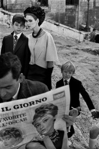 Rome, for Harper’s Bazaar, with Deborah Dixon, 1962