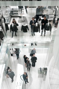 The scene at Barneys.