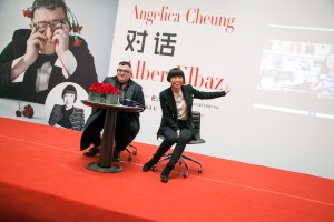 Angelica Cheung and Alber Elbaz