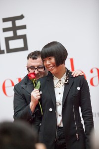 Alber Elbaz and Angelica Cheung