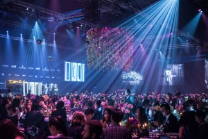 The amfAR dinner