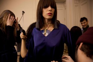 Backstage at Alexis Mabille RTW Fall 2016