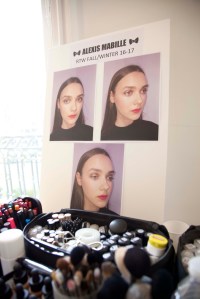 Backstage at Alexis Mabille RTW Fall 2016