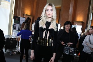 Backstage at Balmain RTW Fall 2016
