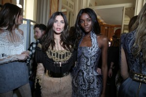 Backstage at Balmain RTW Fall 2016