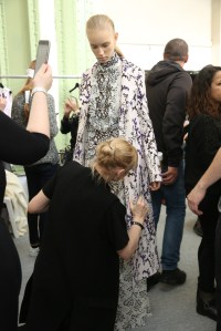 Backstage at Giambattista Valli RTW Fall 2016