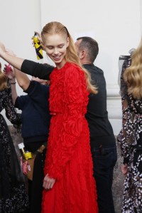 Backstage at Giambattista Valli RTW Fall 2016