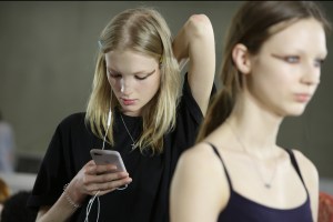 Backstage at Givenchy RTW Fall 2016
