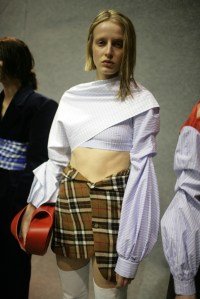Backstage at Jacquemus RTW Fall 2016