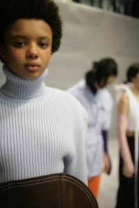 Backstage at Jacquemus RTW Fall 2016