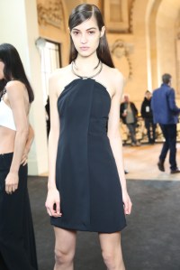 Backstage at Mugler RTW Fall 2016